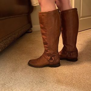Frye Phillip Harness Tall Boots